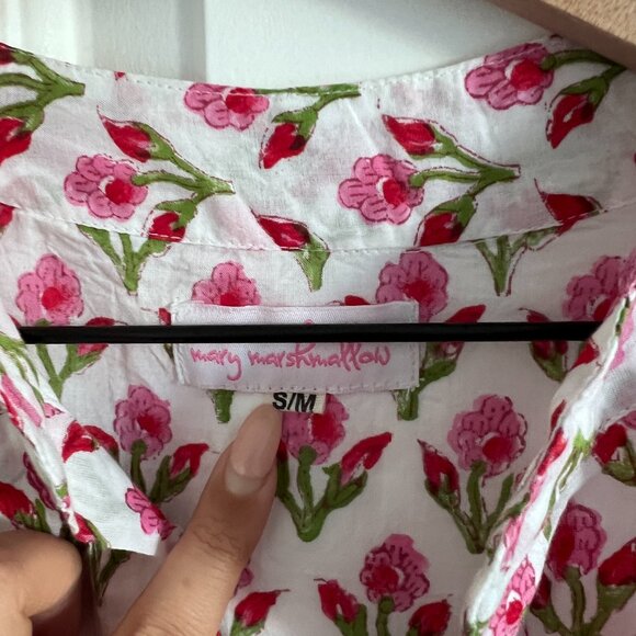 NWOT Mary Marshmellow Floral Printed Tiered Dress - Picture 4 of 6